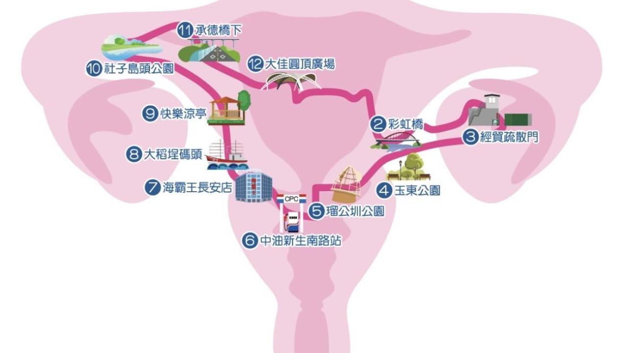 經痛騎士子宮地圖